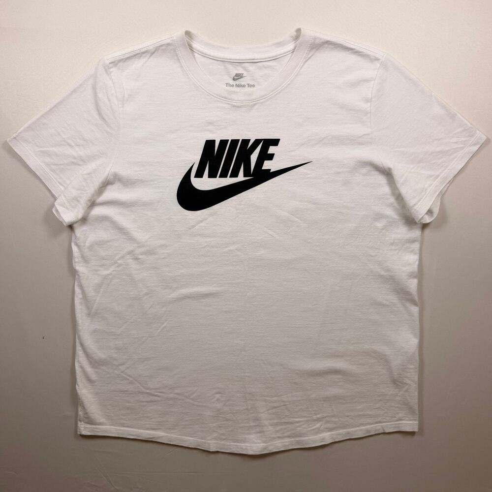 Nike Men's Sportswear Icon Futura T-Shirt White/Black